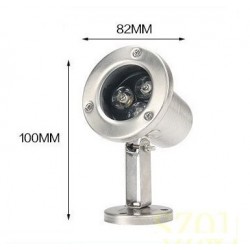 FOCO PROYECTOR LED 12V SUMERGIBLE 6W