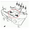 REJILLA CALANDRA PARRILLA FRONTAL INFERIOR SUZUKI JIMNY 98-05 SJC2