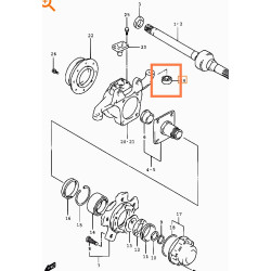 RODAMIENTO PIVOTE EJE DELANTERO SUZUKI SAMURAI JIMNY