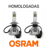 Bombillas H7 LED homologadas.