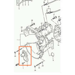 Tapa caja cambios Suzuki samurai Sj410 Sj413 Ref: SST2594