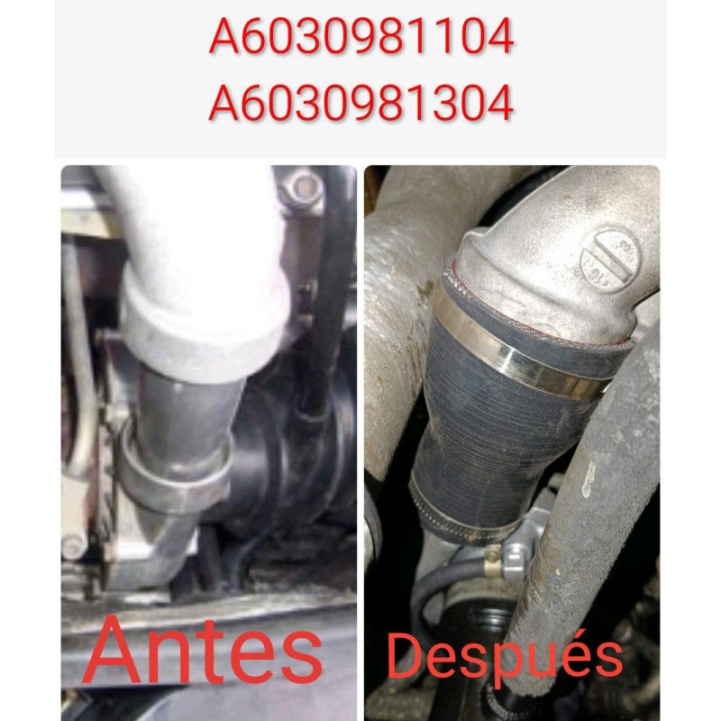 Tubo mercedes OM603 MB526 A6030981104. A6030981304