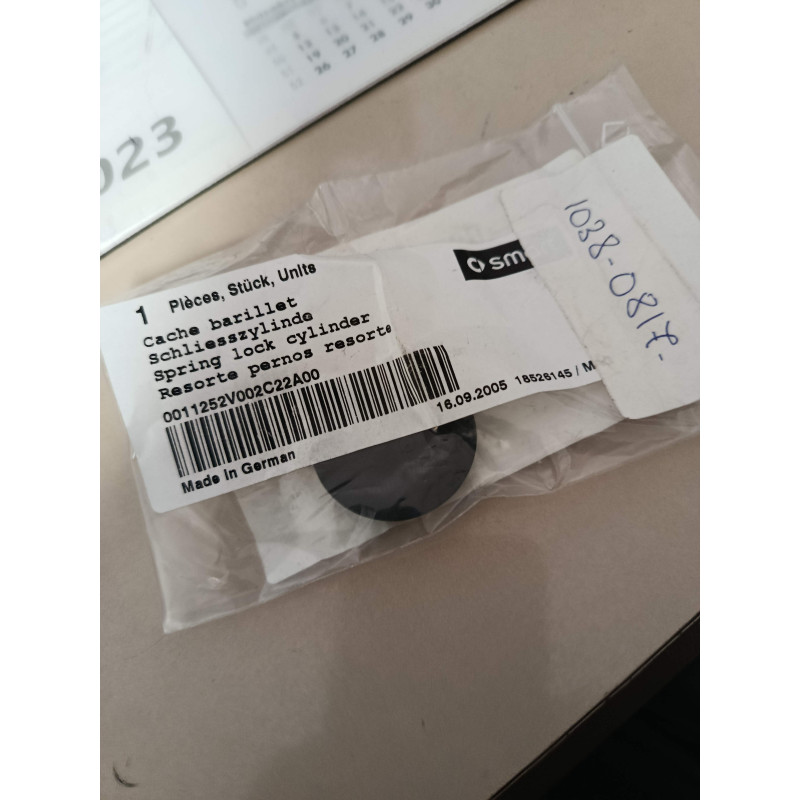 TAPA LLAVE LOCK CYLINDER SMART ROADSTER Q0011252V002C22A00