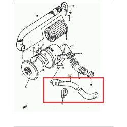TUBO AIRE SUZUKI SAMURAI SJ410. Ref: SSM26124