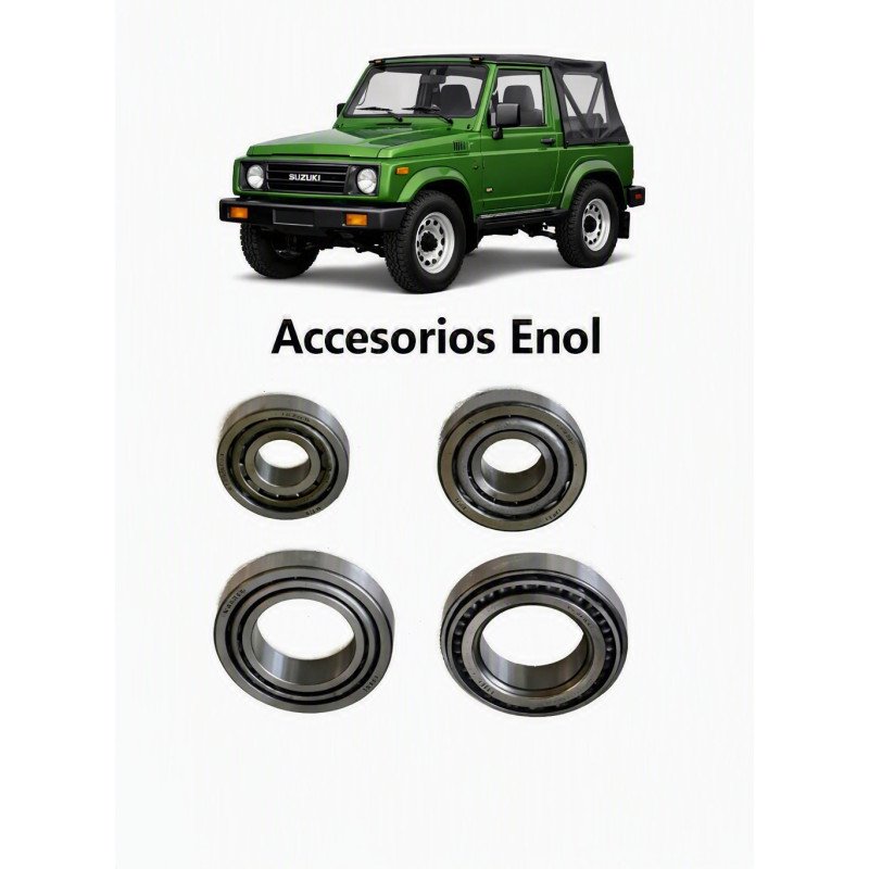 kit de rodamientos de diferencial para Suzuki Samurai SJ410. Ref: SSS2156B