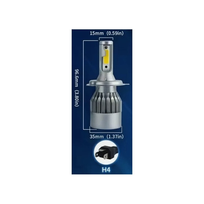 Bombillas LED H4 para Suzuki Vitara, Samurai, Jimny, Grand Vitara. Ref: UN16106